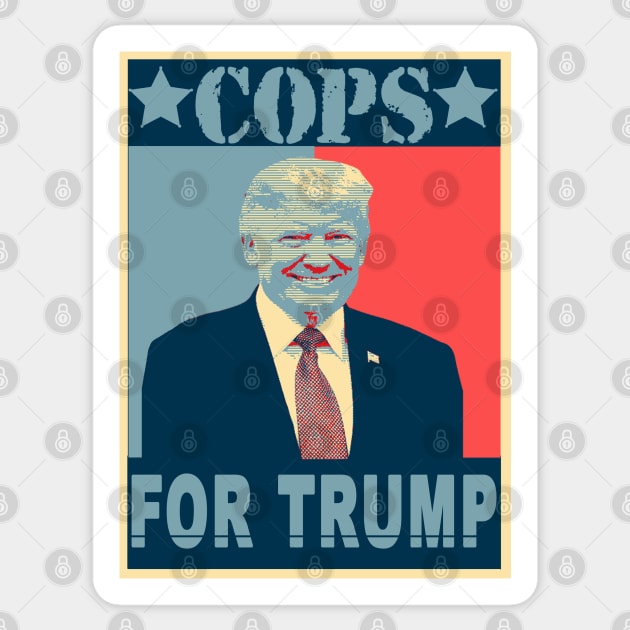 cops for trump Sticker by joyTrends